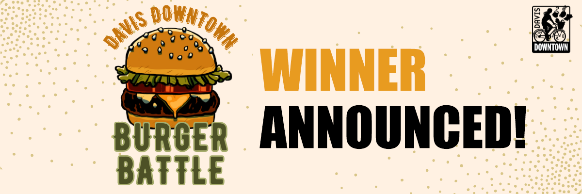 Davis Downtown Burger Battle Announcement Banner